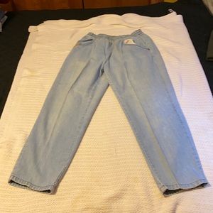 Blue jeans maker and size unknown